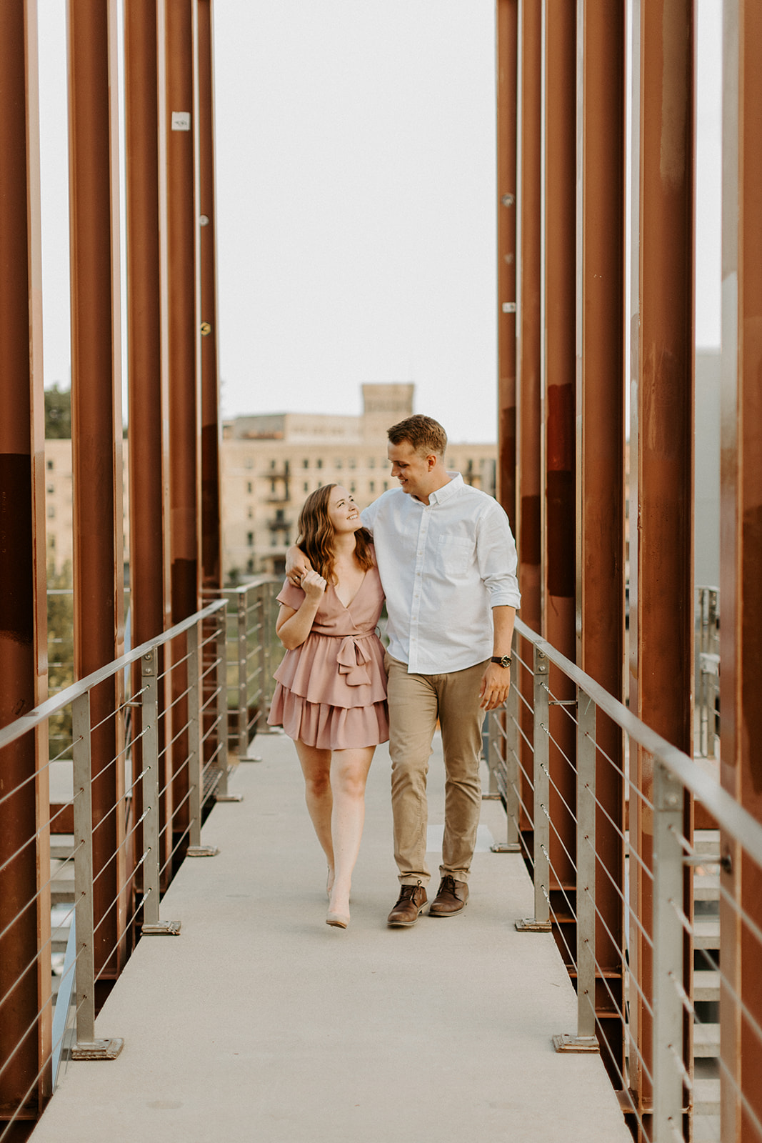 milwaukee city engagement photo locations booth street stairs